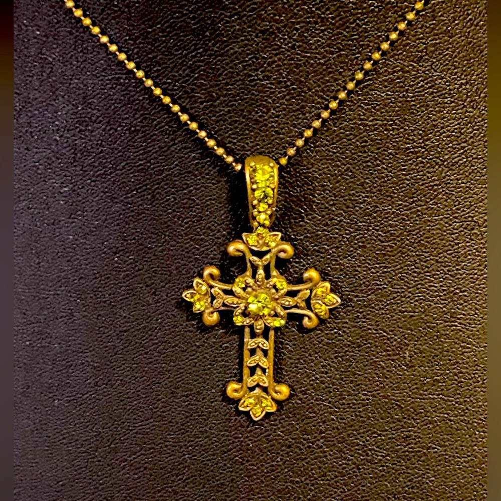 Lovely Gothic cross choker byCookie Lee